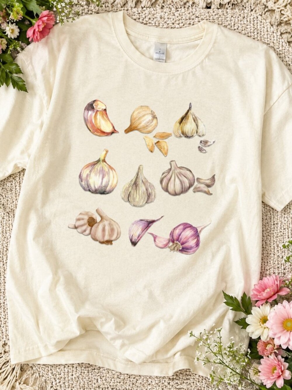 Garlic Graphic T-Shirt 🧄🌿✨ | Farmers Market & Goblincore Tee